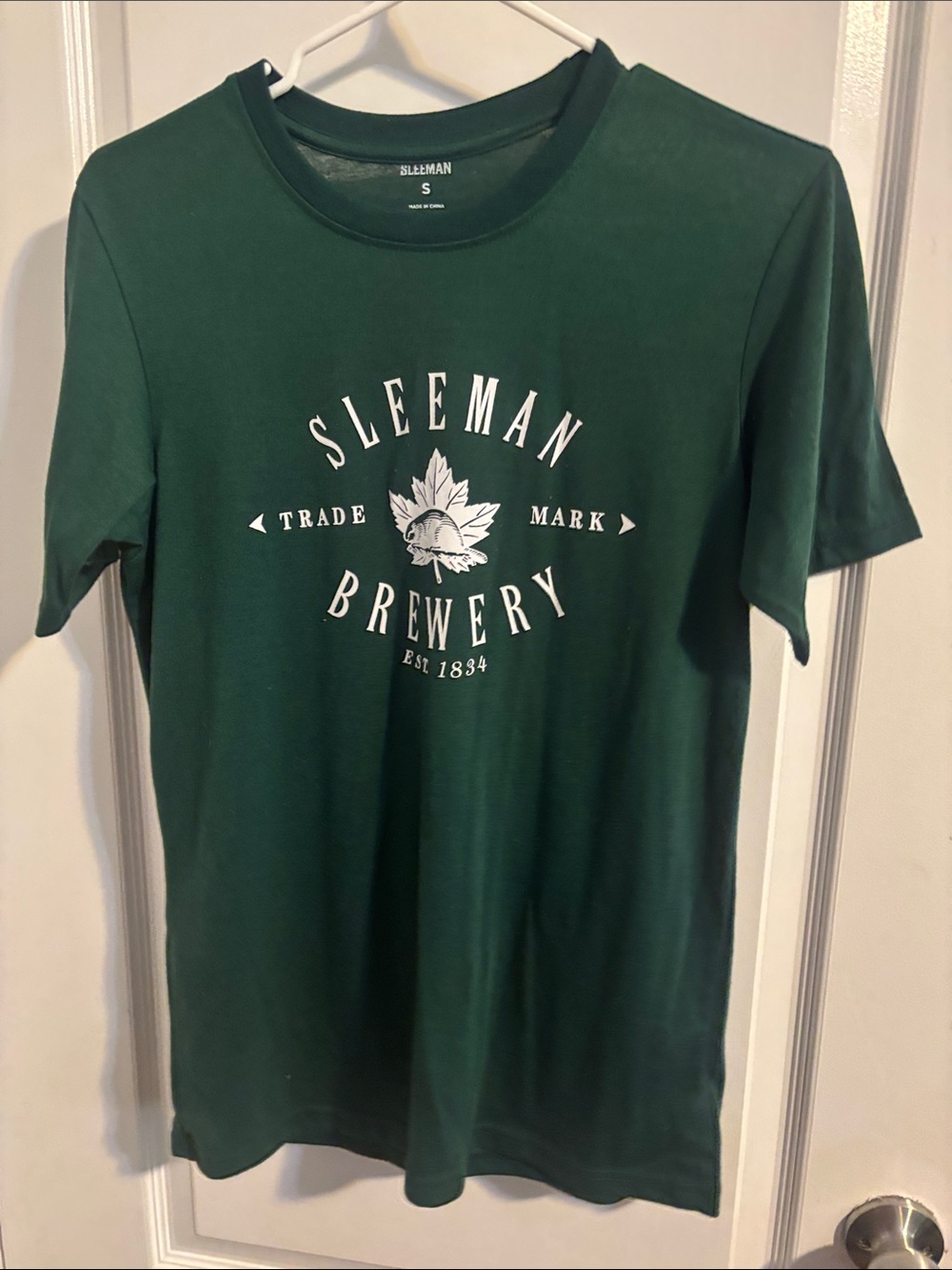 Brewery Men's Dark Green Logo Tee